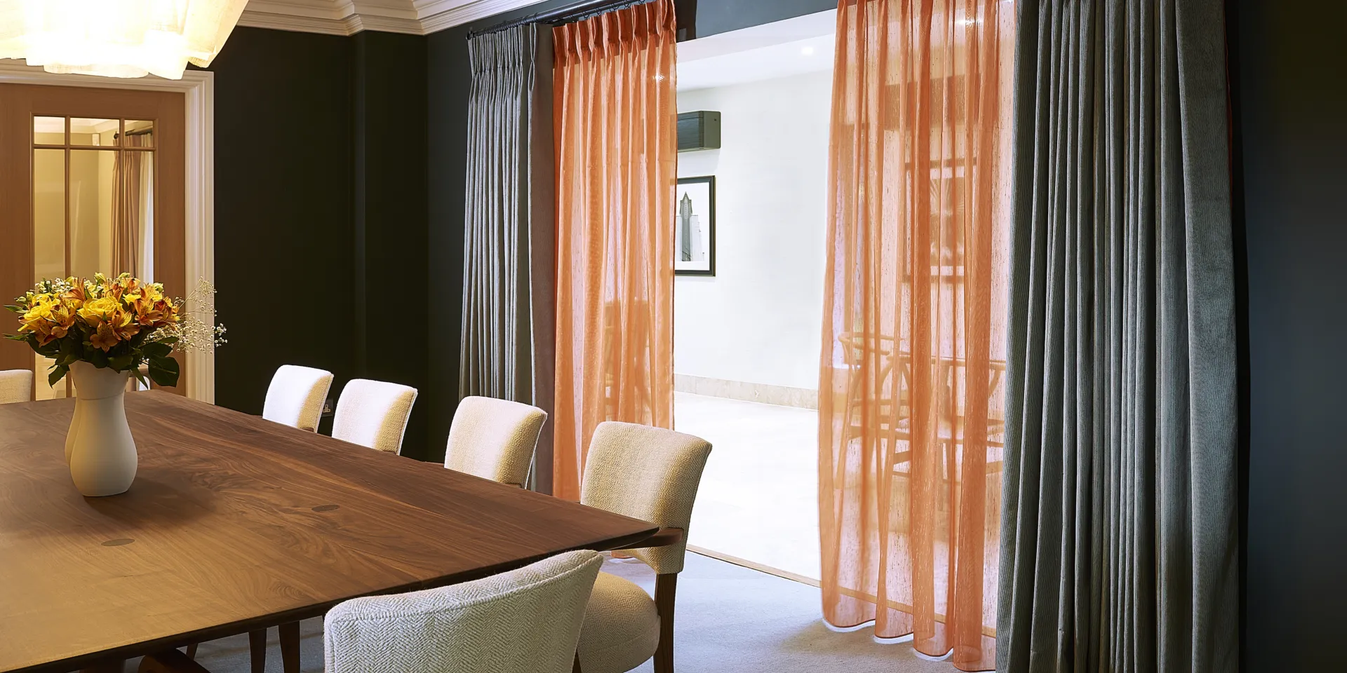 Our made-to-measure curtains and blinds service is fully bespoke