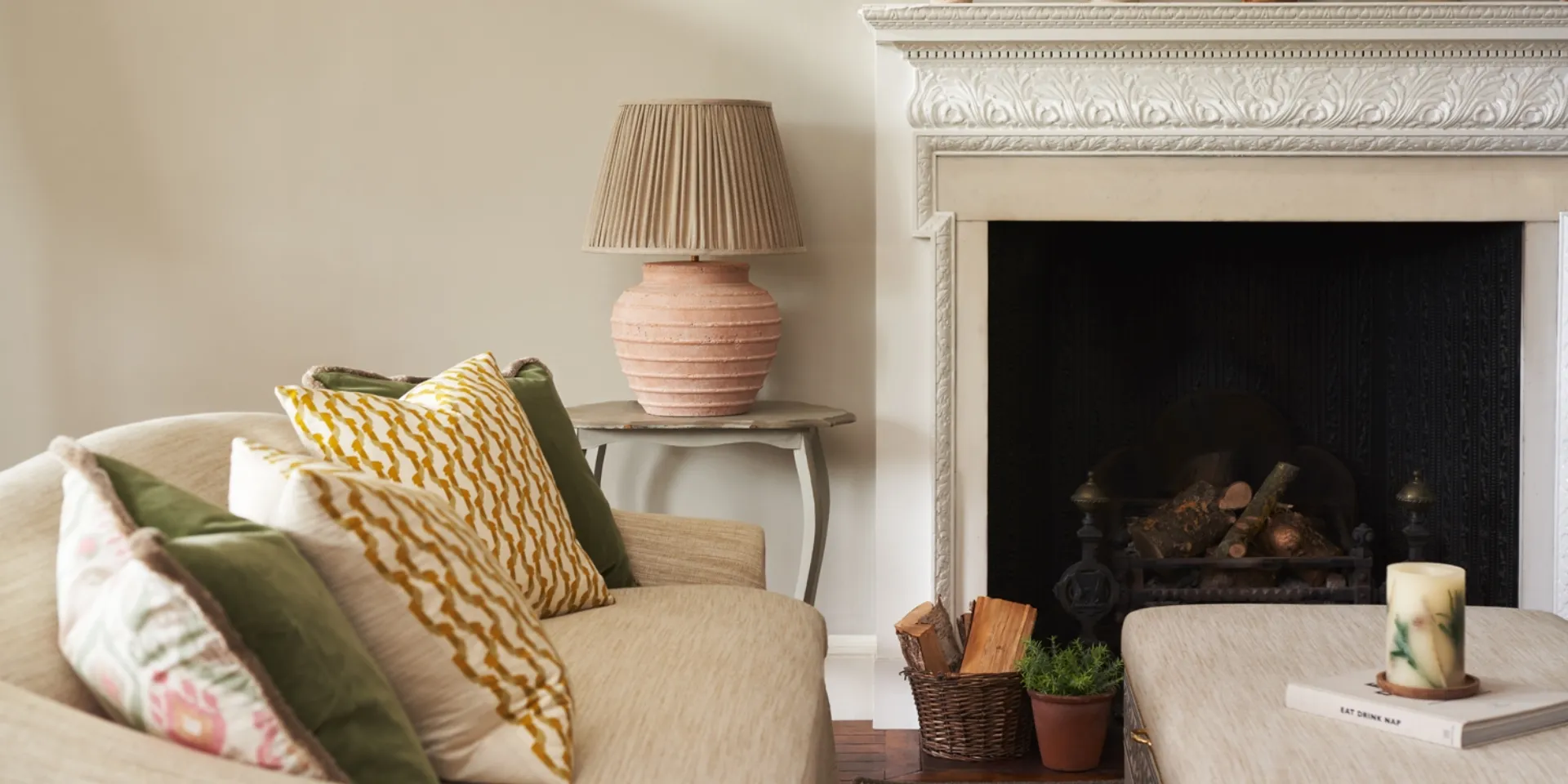 We offer a wide range of soft furnishings, cushions and tailored loose covers