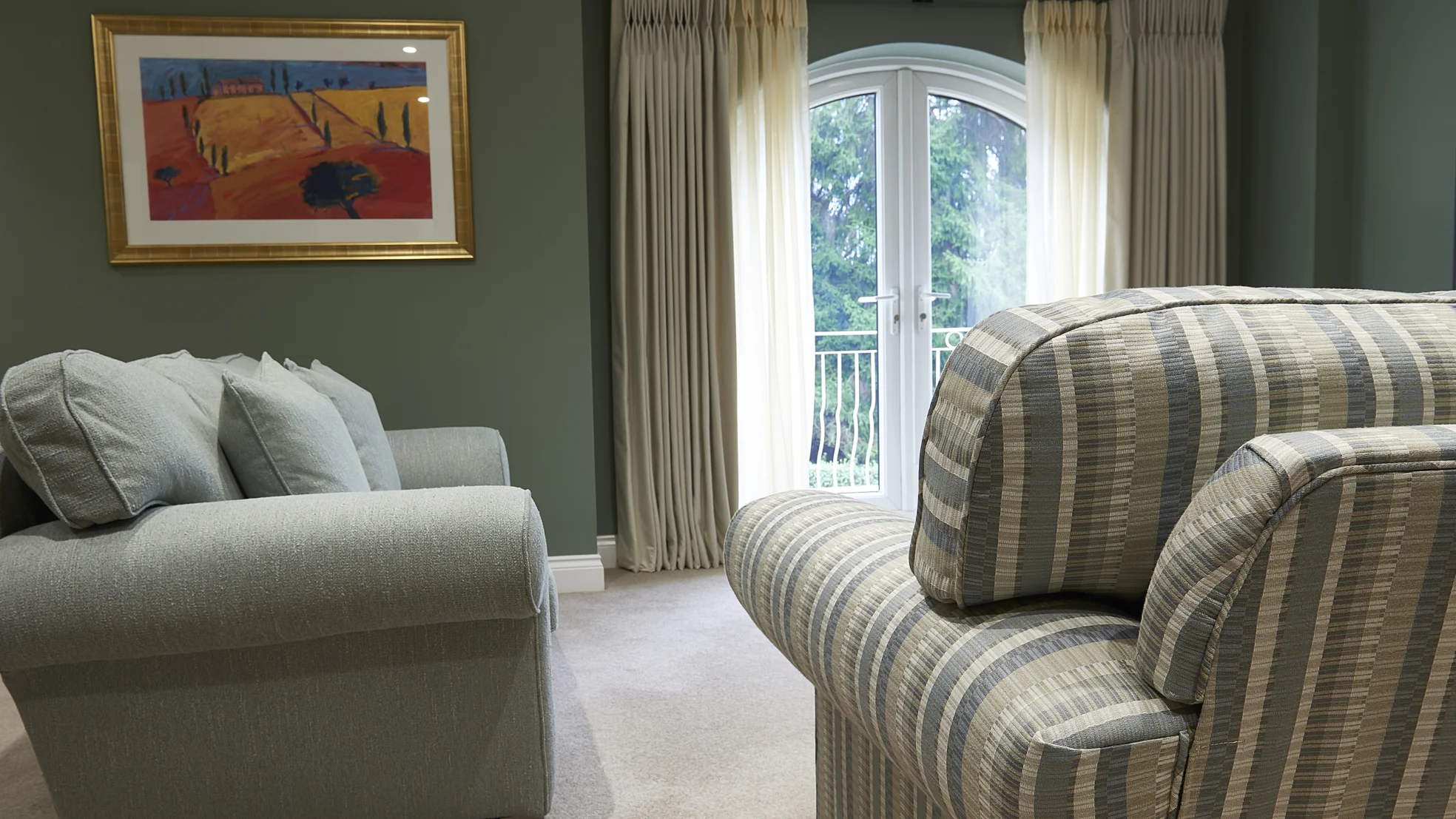 Upstairs Lounge Double Pinch Pleat