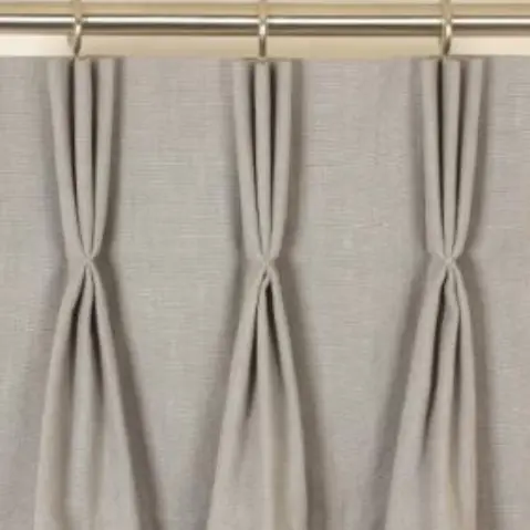 Triple pinch pleat
