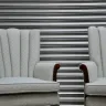 Fully Reupholstered, Fluted Back