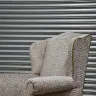 Reupholstered Wing Chair