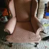 Reupholstered Wing Chair