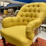 Reupholstered Buttoned Back Chair