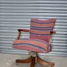 Reupholstery of a Hillcrest chair for Griffin Interiors