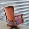 Reupholstery of a Hillcrest chair for Griffin Interiors