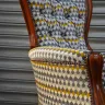 Buttoned Back Chair, Fully Reupholstered