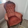 Buttoned Back Chair, Fully Reupholstered