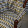 Buttoned Back Chair, Fully Reupholstered