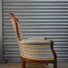 Buttoned Back Chair, Fully Reupholstered