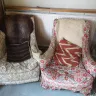 Recovered Box Pleat chairs