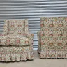 Recovered Box Pleat chairs