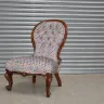 Buttoned Backed Chair - Recovered