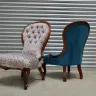 Buttoned Backed Chair - Recovered