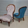 Buttoned Backed Chair - Recovered