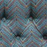 Buttoned back chair recovered