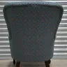 Buttoned back chair recovered