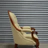 Buttoned Back Chair – Recovered