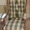 Buttoned Back Chair – Recovered