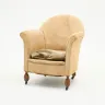 Chair with castors