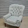 Buttoned Back Chair Recovered