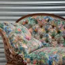 Buttoned Back Chaise - Recovered