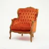 Deep Button Back Decorative Armchair
