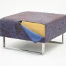 Metal Frame Footstool