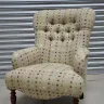 Buttoned Back Chair - Recovered
