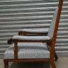 Wooden Show frame Chair - Recovered