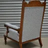 Wooden Show frame Chair - Recovered