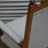 Wooden Show frame Chair - Recovered