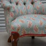 Buttoned Back Chair – Recovered