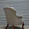 Buttoned Back Chair – Recovered