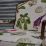 Wooden framed chair reupholstered