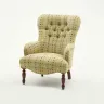 Moon Spotty Button Back Chair