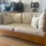 Reupholstered Wooden Framed Sofa