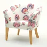 Carmen Camellia Tub Chair