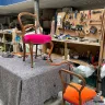 Heirloom Dining Chairs, covered in Designers Guild Velvet