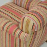 Armchair Reupholstered in a Mulberry Home Jute and Cotton Woven Fabric