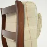 Wooden Frame Chair Reupholstered in a Colefax and Fowler Fabric
