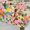 Button Back Chair Reupholstered in a House of Hackney Printed Velvet