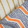 Sofa Reupholstered in Textured Woven Fabric