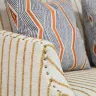 Sofa Reupholstered in Textured Woven Fabric