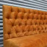 Upholstered Buttoned Back Bench Seat