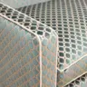 Bespoke Radley Chair Upholstered in a Patterned Teal Fabric With Piping