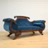 Before and After of an Antique Sofa
