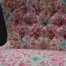 Buttoned back cocktail chair