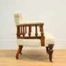 Little Antique Chair Reupholstered In a Boucle Fabric