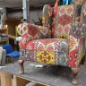 Fully Reupholstered Armchair